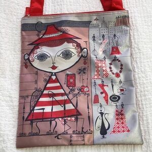 Melinda Beck for Target bag with adjustable strap.